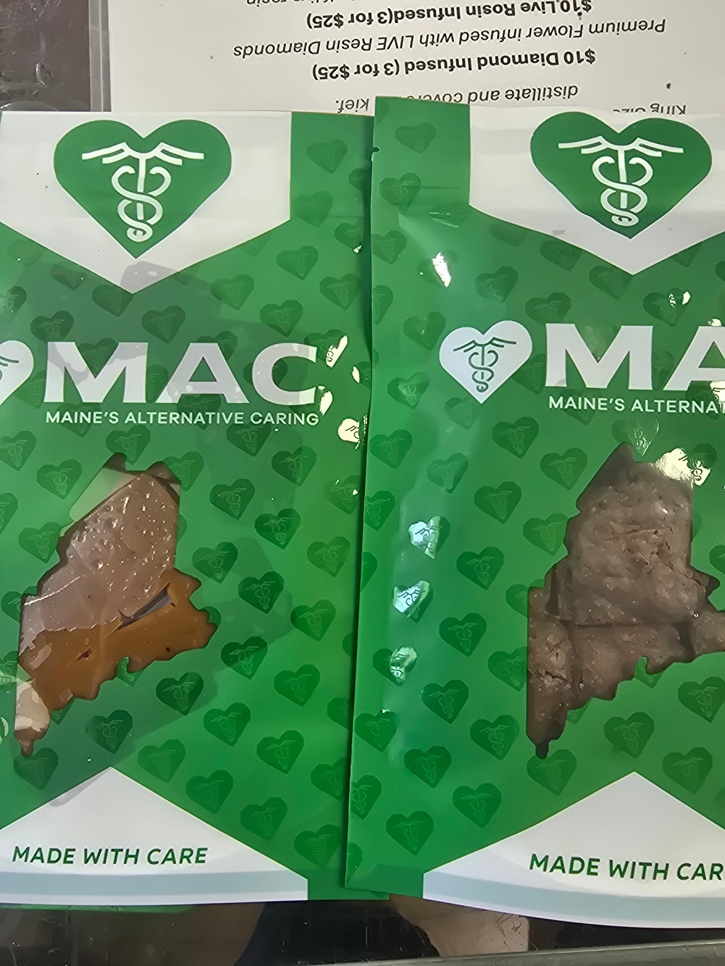 Edibles- MAC Salted caramels and Brownies