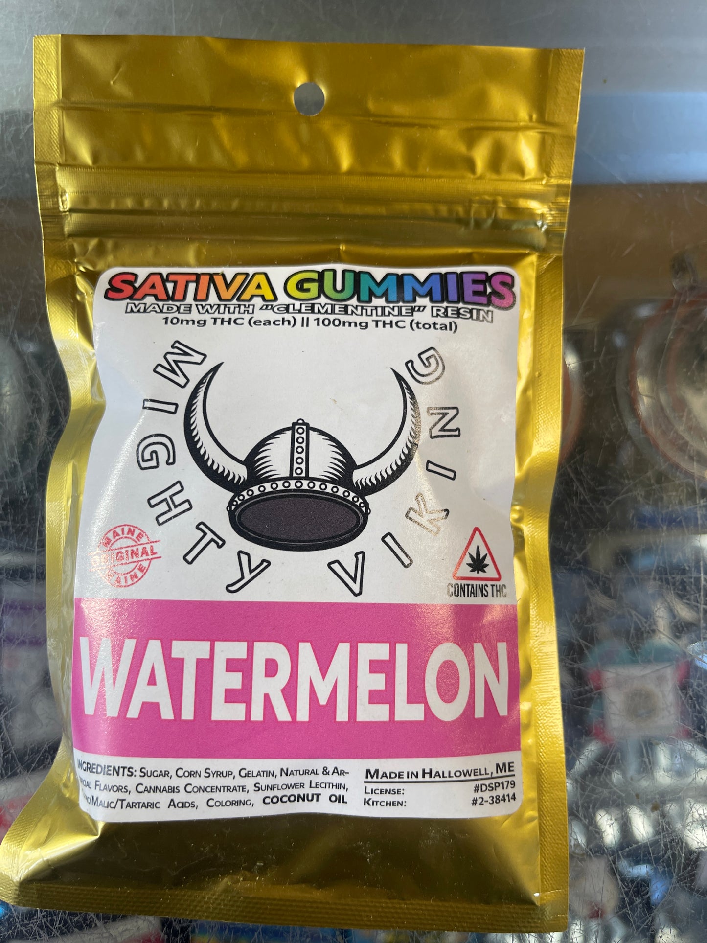 Edibles- Mighty Viking Full Spectrum 100mg Gummies