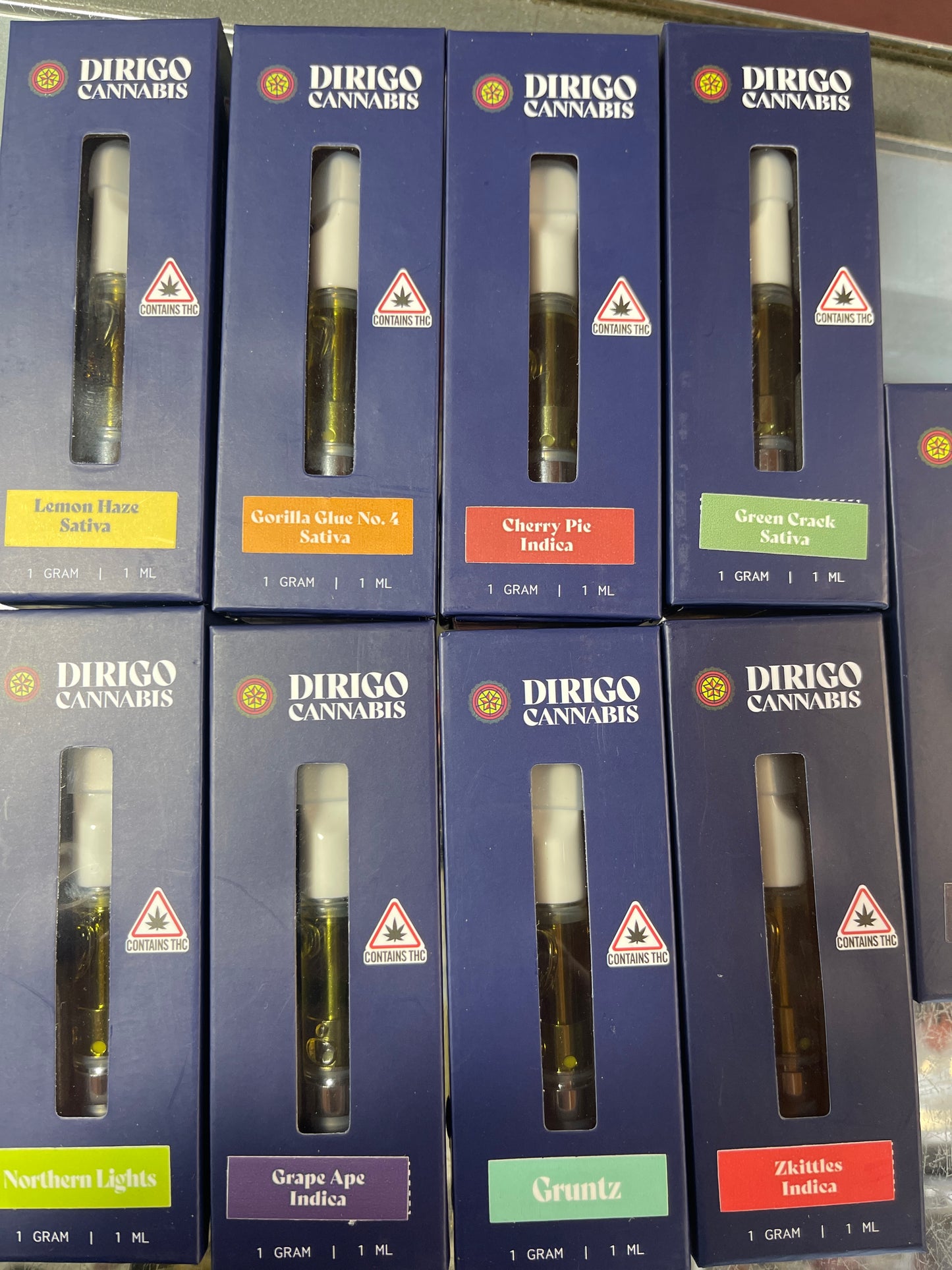 Cartridges - Dirigo Spectrum Distillate 1G (10+Strains)